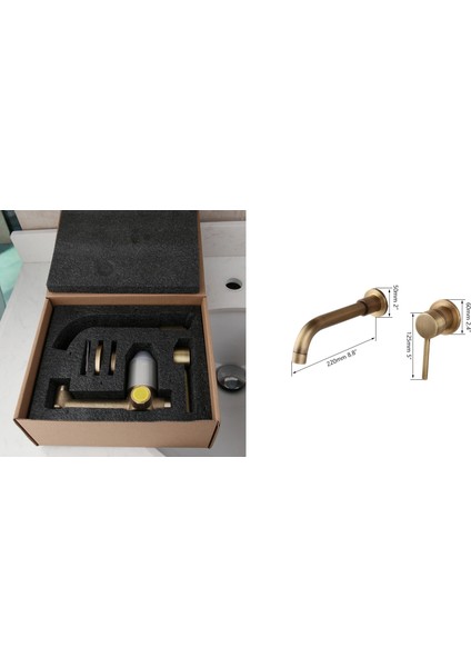 Banyo Lavabo Bataryası Antik Ankastre Set Yeni Sıva Altı Dahil 7 Yıl Garantili İthal