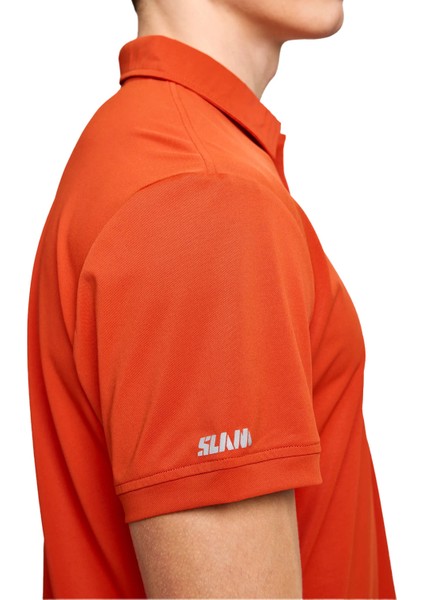 Tech Pique Polo Erkek Bej Tişört