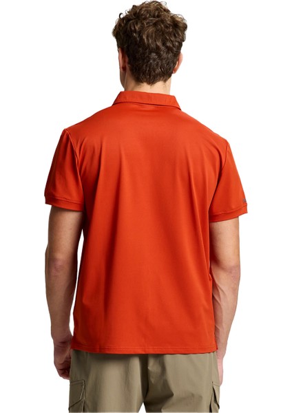 Tech Pique Polo Erkek Bej Tişört