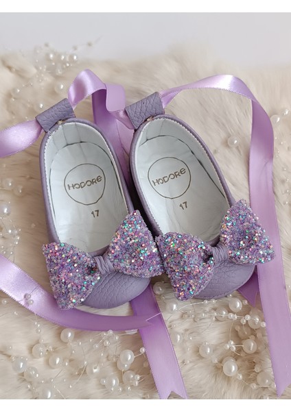 Perla Lila Hakiki Deri Bebek Makosen Babet