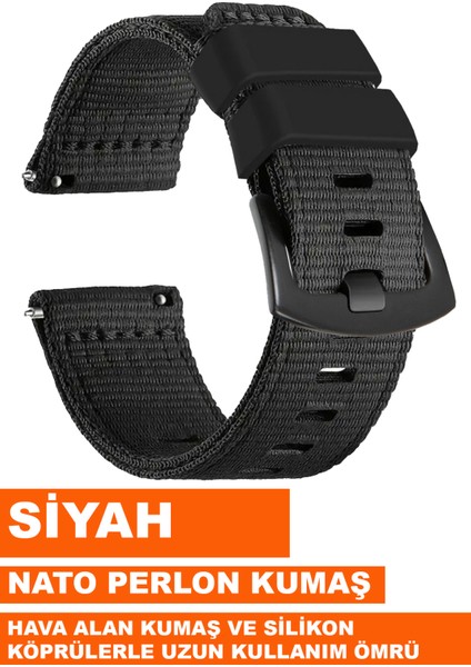 Huawei Watch Gt Gt2 Gt3 Gt4 Gt5 Pro 46mm-Xiaomi Redmi Watch 5 Active-Lite 22mm Nato Kumaş Saat Kordonu TB1 fiyatları