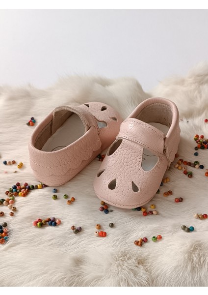 Wizy Pudra Hakiki Deri Bebek Patik Mokasen modelleri