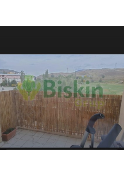 120CM Yükseklik x 100CM Genişlik Doğal Bambu Kamış Hasır Çit Dekoratif Bahçe Balkon ve Duvar Çiti Reed Fence indirimleri