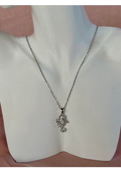 Çelik Kaplama Denizatı Kolye Silver fiyatları