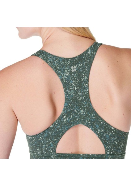 Super Soft Reversible Kadın Yeşil Yoga Bra