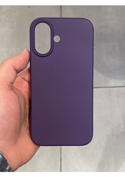 Iphone 16 Uyumlu Içi Kadife Koruyucu Lansman Silikon Kılıf