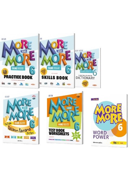 Kurmay Elt 2025 6. Sınıf More More Practice + Test Book + Kazanım Föyleri + Wordpower