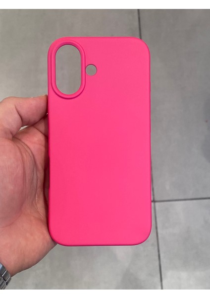 Iphone 16 Uyumlu Içi Kadife Koruyucu Lansman Silikon Kılıf