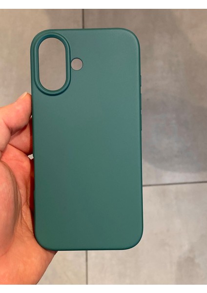 Iphone 16 Uyumlu Içi Kadife Koruyucu Lansman Silikon Kılıf