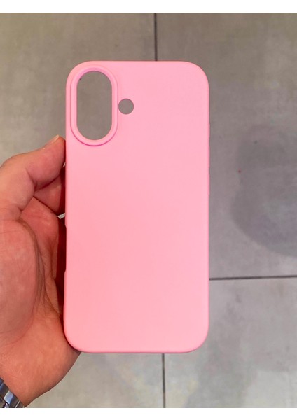 Iphone 16 Uyumlu Içi Kadife Koruyucu Lansman Silikon Kılıf