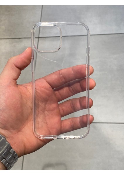 Apple iPhone 15 Uyumlu Darbe Emici Koruyucu Şeffaf Silikon Kılıf