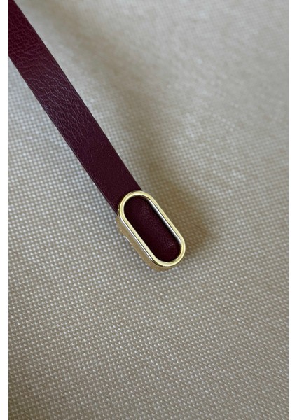 Alice Ince Gold Tokalı Bordo Kadın Kemer fiyatları