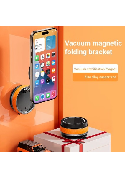 Güçlü 360° Dönebilen Manyetik Kilitli Araç Telefon Tutucu k10b