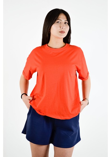 Sıfır Yaka Basic T-Shirt fırsatları