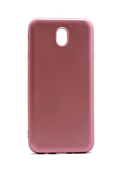 - Samsung Galaxy J5 Pro - Kılıf Mat Soft Premier Silikon Kapak - Rose Gold - T1657