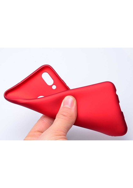 - Huawei P Smart 2019 - Kılıf Mat Soft Premier Silikon Kapak - Kırmızı - T6835 fırsatları