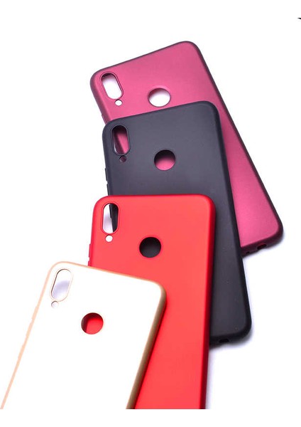 - Huawei Honor 8X - Kılıf Mat Soft Premier Silikon Kapak - Siyah - T6625