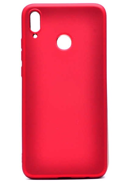 - Huawei Honor 8X - Kılıf Mat Soft Premier Silikon Kapak - Kırmızı - T6625