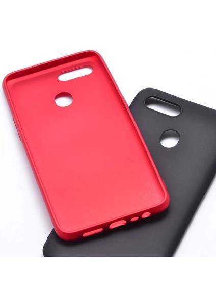 - Oppo AX7 - Kılıf Mat Soft Premier Silikon Kapak - Saks Mavi - T7086 modelleri