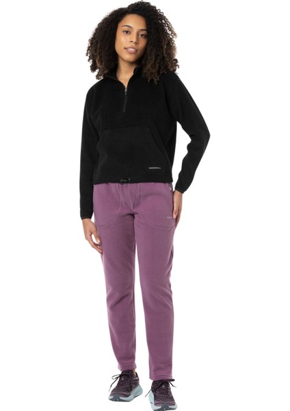 Stamp Kadın Siyah Sweatshirt