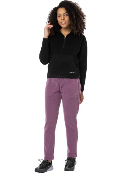 Stamp Kadın Siyah Sweatshirt