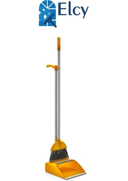 Toz Alma Temziliği Için Katlanabilir Plastik Saplı Taraklı Lüks Fırçalı Faraş Seti