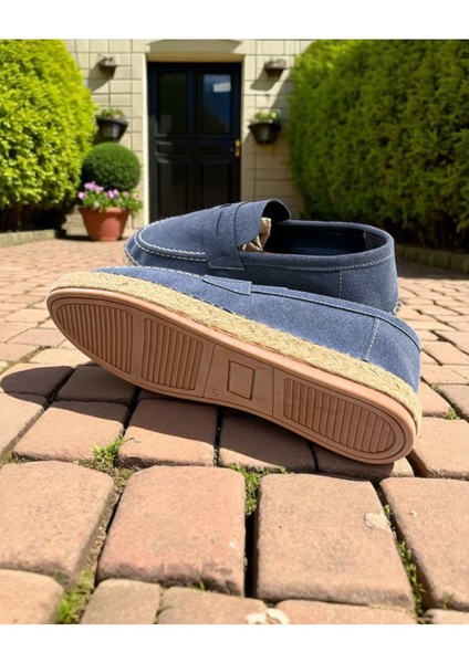 Hasır Detaylı Erkek Espadril modelleri