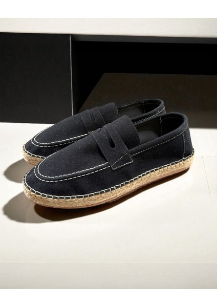 Hasır Detaylı Erkek Espadril