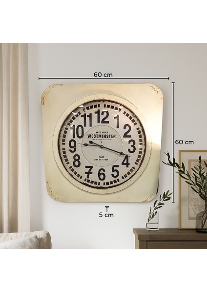 Duvar Saatı Kare