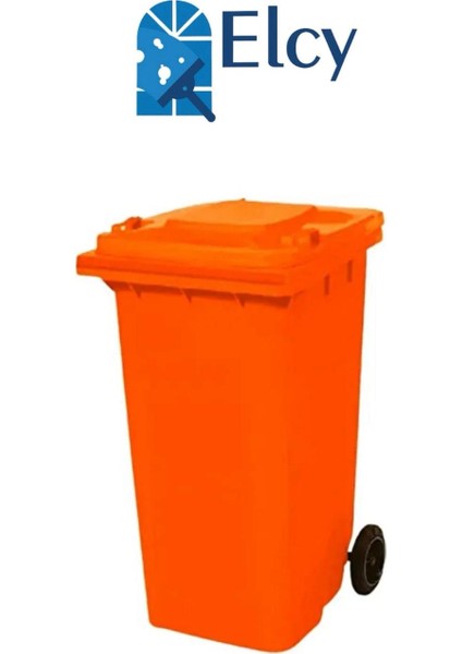 120 Lt Turuncu Çöp Konteyneri (Isıya Dayanıklı)