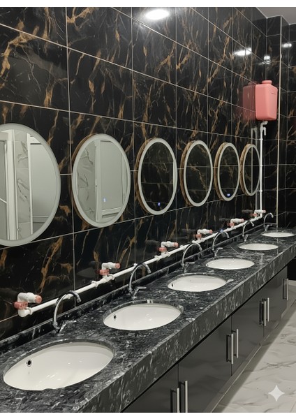 20 Lt Butonlu 8 Musluklu Merkezi Sistem Depolu Sıvı Sabunluk PEMBE modelleri