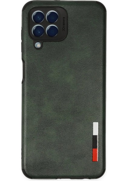 Samsung Galaxy M33 Kılıf Loop Deri Silikon - Yeşil - AKMONL9691-9009