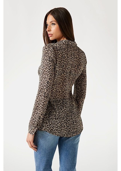 Kadın Clouis Leopar Desenli Gömlek - Çok Renkli fiyatları