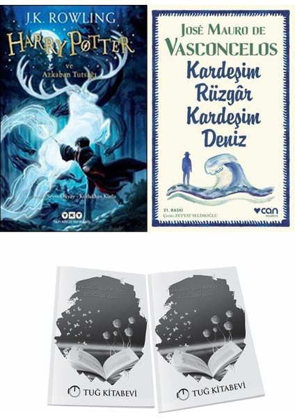 Harry Potter ve Azkaban Tutsağı ve Kardeşim Rüzgar Kardeşim Deniz + Hediyeli