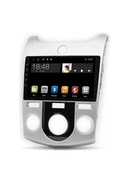 MYG-464 Serisi Kia Cerato 2008-2012 Manuel Klima Model Uyumlu 4gb Ram 64GB Hafıza QLED Carplay Android Auto Destekli Multimedya Oem Navigasyonlu Teyp