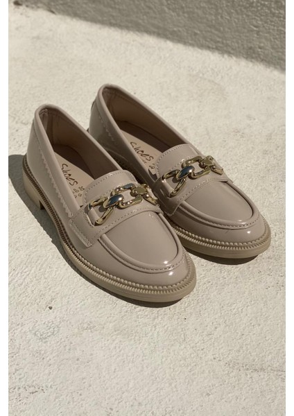 Kasto Rugan Bej Kadın Loafer fırsatları