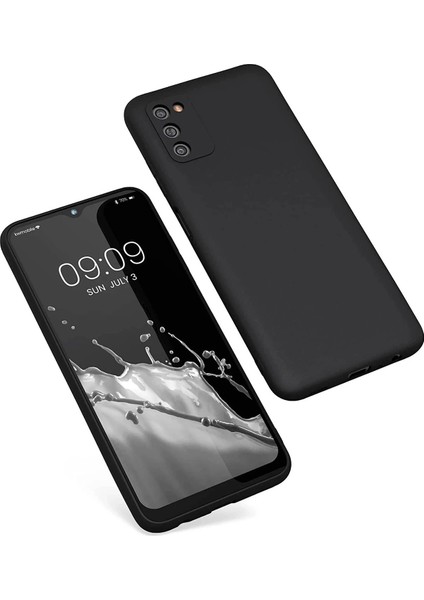 Newface Samsung Galaxy A03S Kılıf First Silikon - Siyah