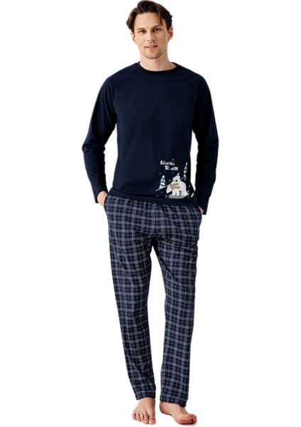 Arnetta Erkek Lacivert Pijama Takım 3444-S fiyatları