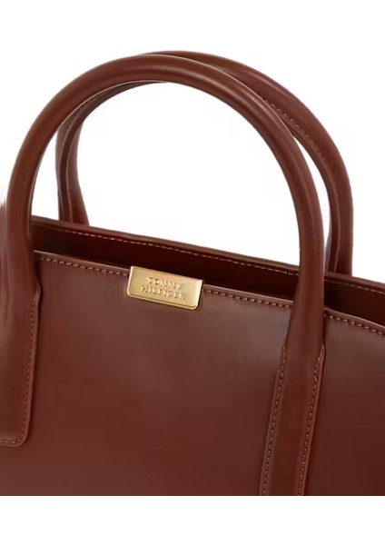 Kadın Yarım Ay Formlu El ve Omuz Çantası - Kahverengi modelleri