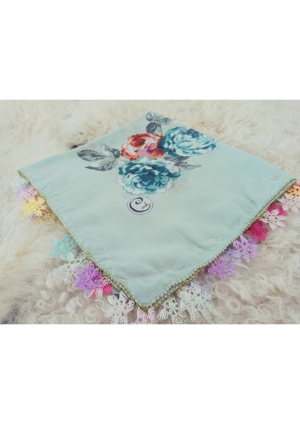 ve Reyhan El Emeği Iğne Oyası Yazma , Fular ,yemeni, Mevlüt Örtüsü ,hediyelik 4 Kenarı Oyalı