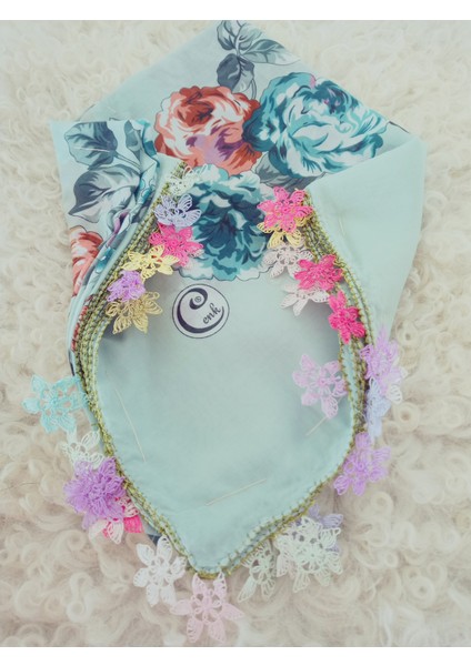 ve Reyhan El Emeği Iğne Oyası Yazma , Fular ,yemeni, Mevlüt Örtüsü ,hediyelik 4 Kenarı Oyalı fırsatları