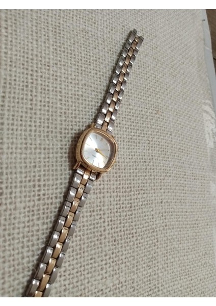 Kadın Kol Saati Koyu Kahve Kordon Retro Still Marka Model Vintage Oval Zincir Gold Kasa 0021