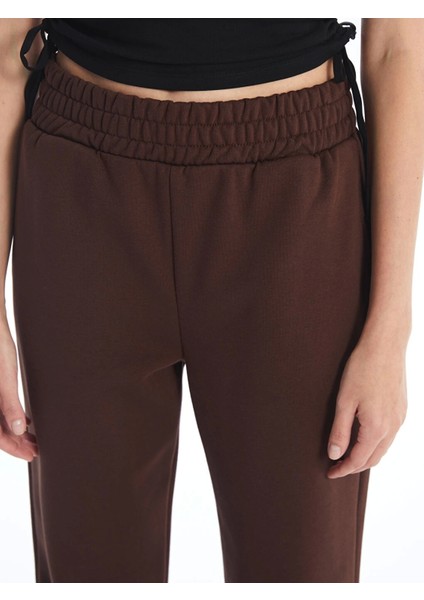 Xsıde Kahverengi Beli Lastikli Kadın Kalın Jogger Eşofman Altı indirimleri