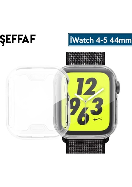 Ally Apple Iwatch 44MM 360 Koruma Ultra Slim Silikon KILIF-(1903) - AKMONL1152-7304