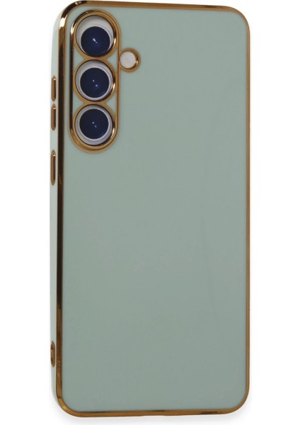 Newface Samsung Galaxy S24 Plus Kılıf Volet Silikon - Açık Yeşil