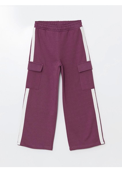 Lcw Kids Mürdüm Beli Lastikli Kız Çocuk Kalın Jogger Eşofman Altı