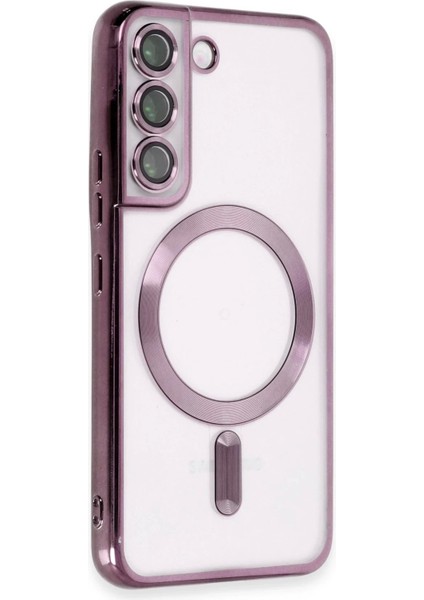 Newface Samsung Galaxy S22 Kılıf Kross Magneticsafe Kapak - Mor fiyatları