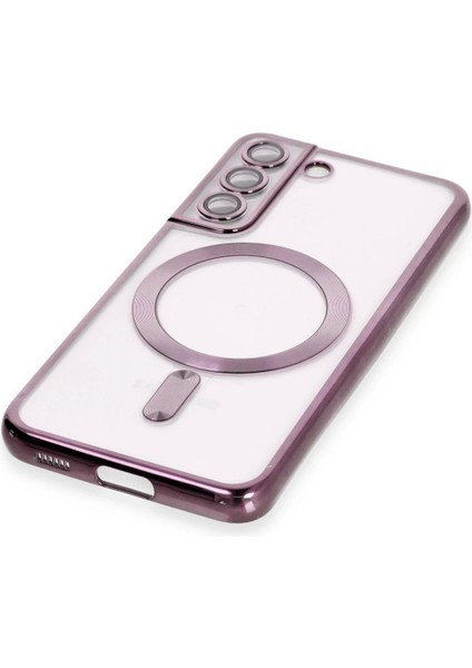 Newface Samsung Galaxy S22 Kılıf Kross Magneticsafe Kapak - Mor fırsatları