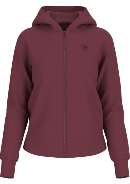 Kadın Modal Karışımlı Scuba Sweatshirt - Mor