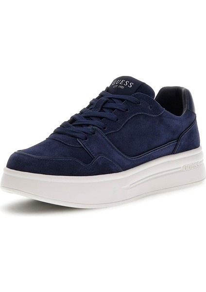 Erkek Winno Süet Deri Sneaker - Lacivert